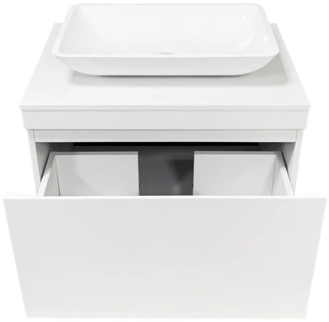 Тумба подвесная ADAMANT Astra W 70 с умывальником Lower New White - изображение 4