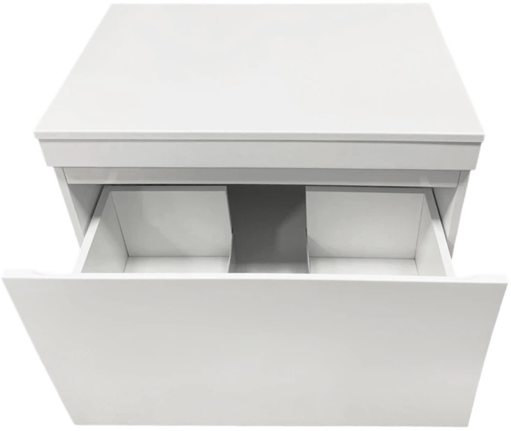 Тумба подвесная ADAMANT Astra W 70 с умывальником Lower New White - изображение 6