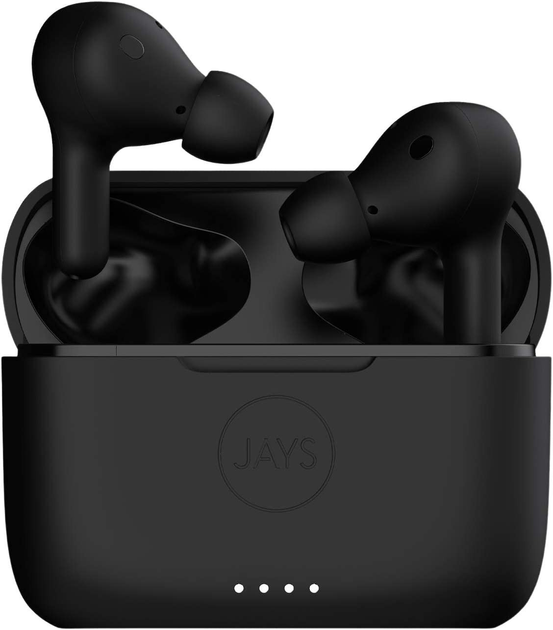 Słuchawki JAYS t-Seven Earbuds Black (7350033656259) - obraz 1