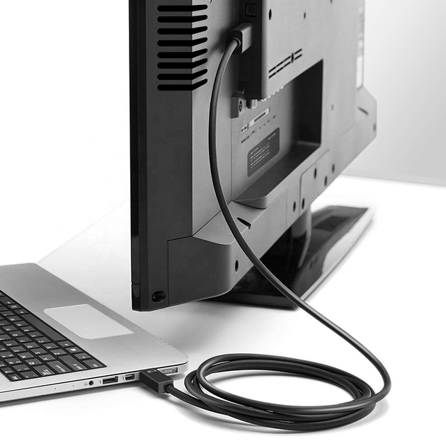 Переходник Mini DP на HDMI кабель адаптер HDMI на Mini Displayport для MacBook на TV монитор проектор PAVLYSH PA-7 - изображение 3