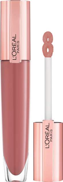 Блиск для губ з ефектом об'єму L'Oreal Paris Brilliant Signature Plump-In-Gloss 412 Heighten 7 мл (3600523971367) - зображення 1