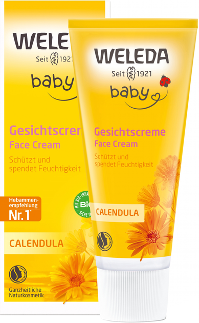 Дитячий крем для обличчя Weleda Calendula 50 мл (4001638523158) - зображення 2