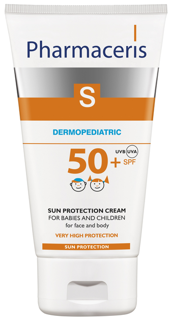 Krem przeciwsłoneczny do twarzy i ciała Pharmaceris S Sun Protection dla dzieci i noworodków SPF50+ 125 ml (5900717149618) - obraz 1