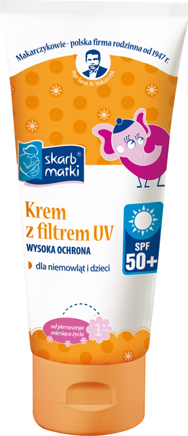 Krem Skarb Matki SPF 50+ dla niemowląt i dzieci 75 ml (5901968019477) - obraz 1