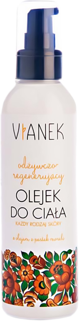 Olejek odżywczo-regenerujący do ciała Vianek z ekstraktem z pestek moreli 200 ml (5907502687874) - obraz 1