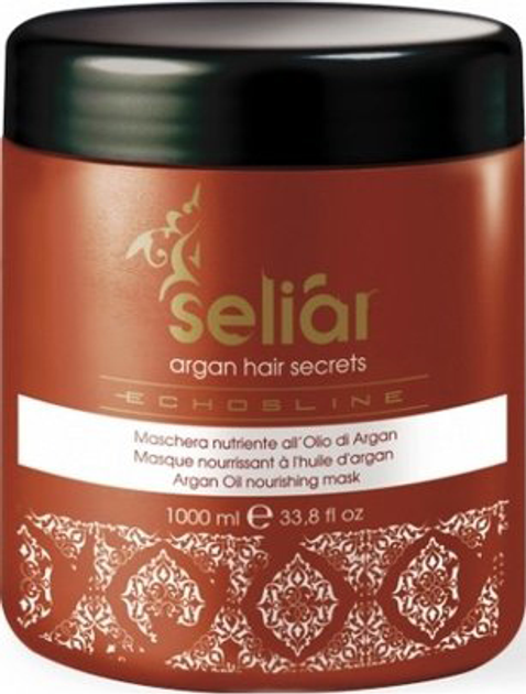 Maska odżywcza Echosline Seliar Argan z olejkiem arganowym 1000 ml (8033210296194) - obraz 1