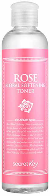 Тонер для обличчя Secret Key Rose Floral Softening Toner з екстрактом дамаської троянди 248 мл (8809305993183) - зображення 1