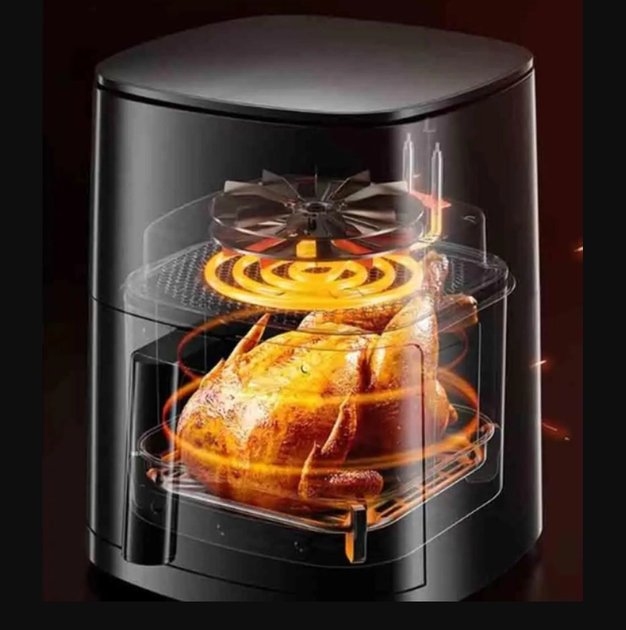 Аэрофритюрница Air Fryer Su Tai ST-607 на 6.5л, 1000 Вт - изображение 2