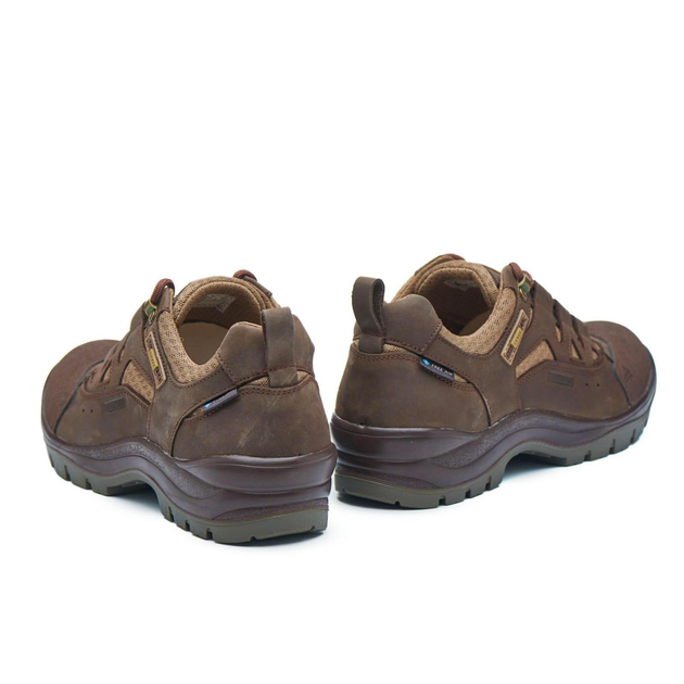 Тактичні кросівки літні PAV 401 коричневі шкіряні сітка Free Air 40 - зображення 2