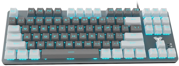 Клавіатура дротова Aula Wind F3287 Mechanical White/Grey KRGD Blue