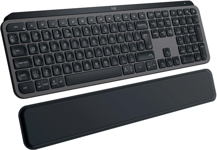 Клавиатура беспроводная Logitech MX Keys S PLUS PALMREST Graphite Клавиатура беспроводная Logitech MX Keys S PLUS PALMREST Graphite