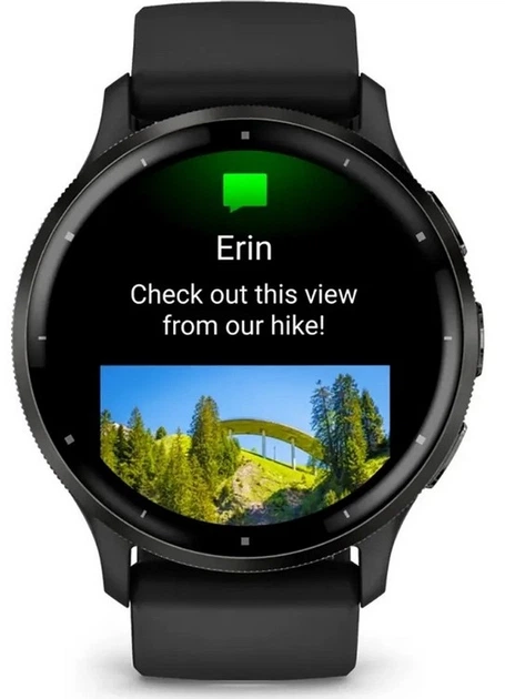 Смарт-часы Garmin Venu 3 Slate Stainless Steel Bezel with Black Case and Silicone Band (010-02784-01) - Фото 2 Смарт-часы Garmin Venu 3 Slate Stainless Steel Bezel with Black Case and Silicone Band (010-02784-01) - изображение 2
