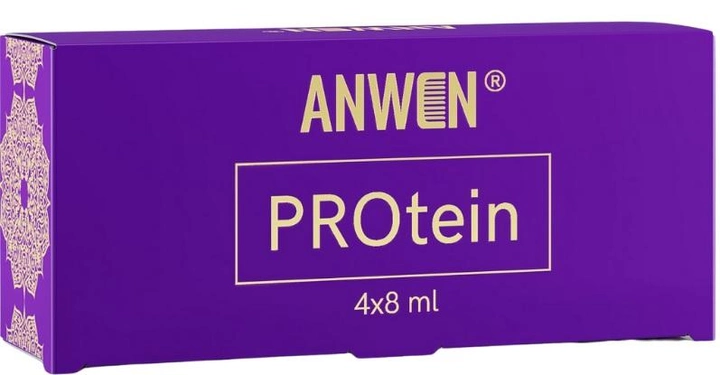 Ампули для волосся Anwen Protein протеїнове лікування 4 x 8 мл (5907222404553) - зображення 1