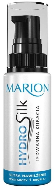 Kuracja do włosów Marion Hydro Silk jedwabna ultra nawilżenie 50 ml (5902853007531) - obraz 1
