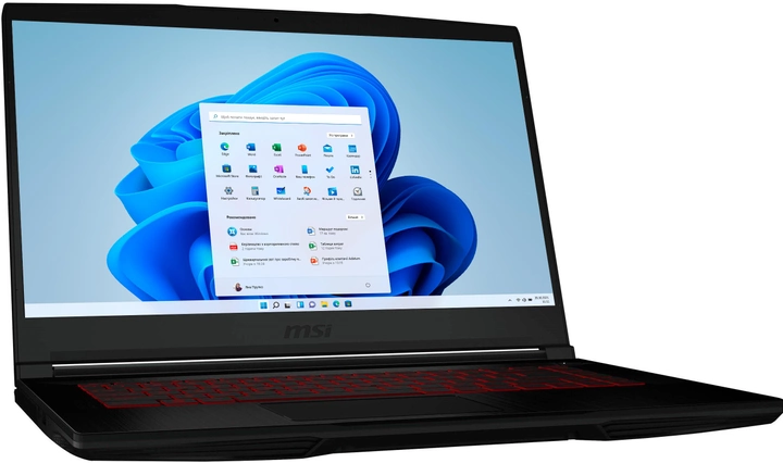 Ноутбук MSI Thin GF63 12VF-848US (THINGF6312848) - Фото 2 Ноутбук MSI Thin GF63 12VF-848US (THINGF6312848) - зображення 2