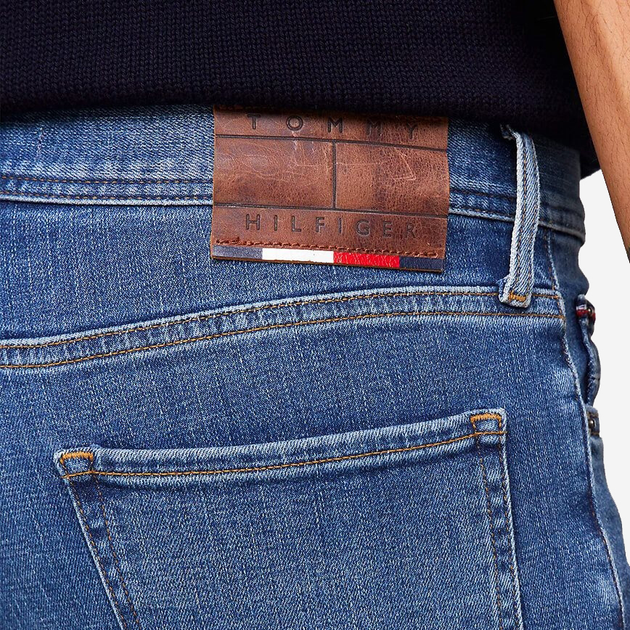 Джинси Slim fit чоловічі Tommy Hilfiger MW0MW33963-1A9 30/32 Сині (8720645737759) - зображення 3