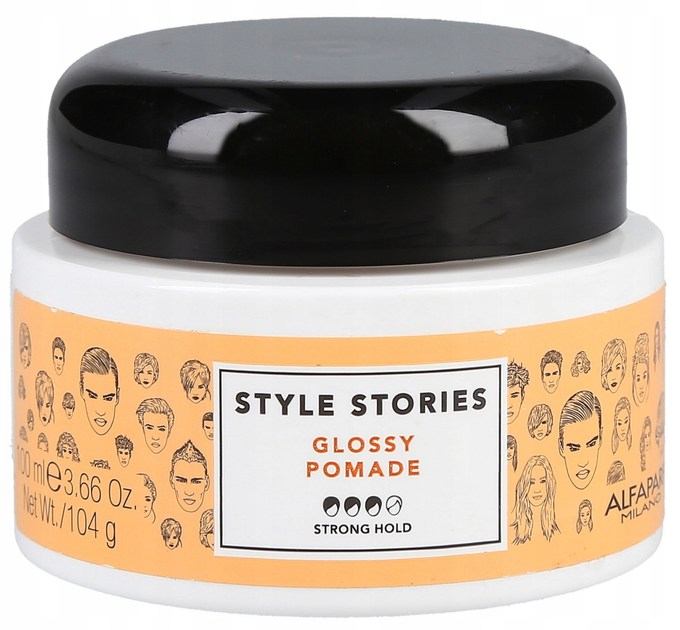 Помада для укладки волос Alfaparf Style Stories Glossy Pomade для блеска 100 мл (8022297071398) - изображение 1