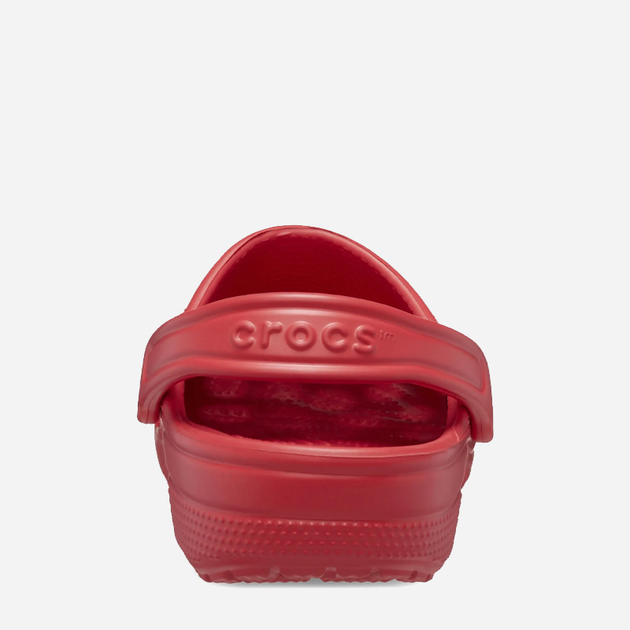 Chodaki męskie Crocs Classic 10001-6WC 46-47 (M12) 30 cm Czerwone (196265389605) - obraz 6