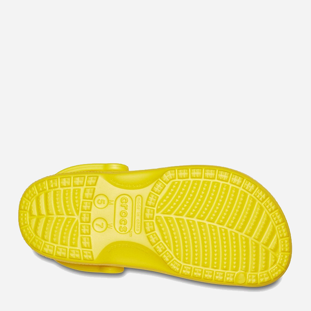 Chodaki męskie Crocs Baya 10126-7C1 42-43 (M9/W11) 27 cm Żółte (191448441873) - obraz 5