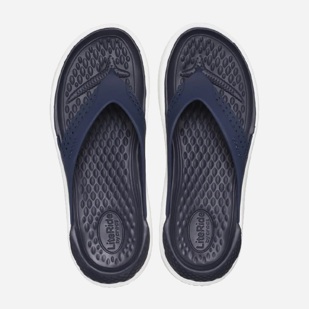 Жіночі в'єтнамки Crocs LiteRide 205182-410 39-40 (M7/W9) 25 см Сині (196265480371) - зображення 4