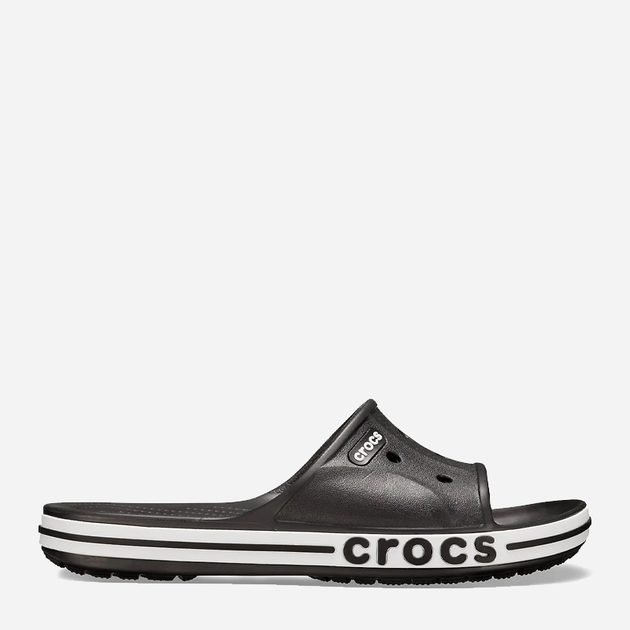 Чоловічі шльопанці для пляжу Crocs Bayaband 205392-066 45-46 (M11) 29 см Чорний/Білий (191448189027) - зображення 1