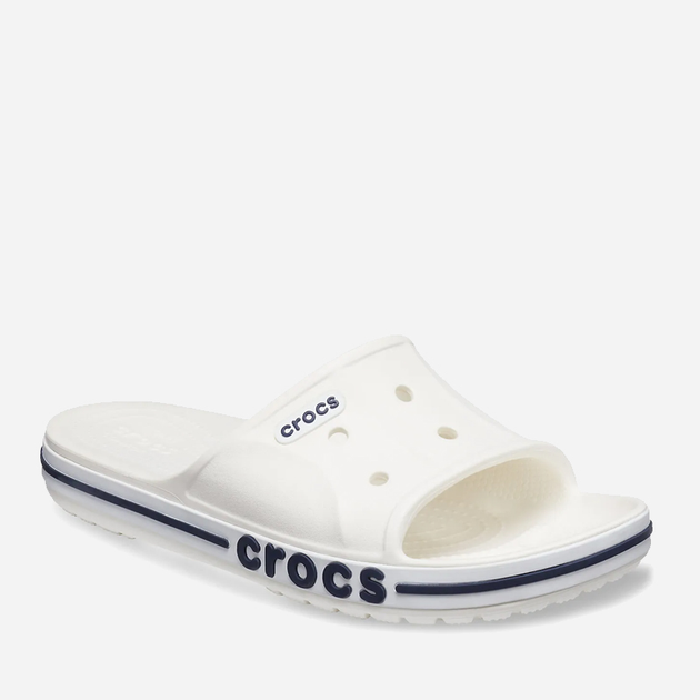 Klapki męskie basenowe Crocs Bayaband 205392-126 46-47 (M12) 30 cm Biały/Szary (191448189232) - obraz 3