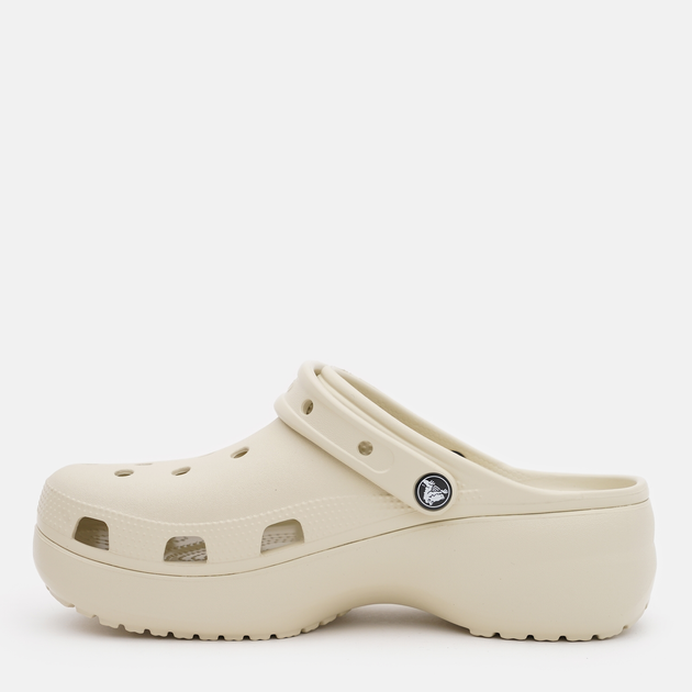 Жіночі крокси Crocs Classic Platform 206750-2Y2 36-37 (W6) 22 см Бежеві (191448963474) - зображення 3