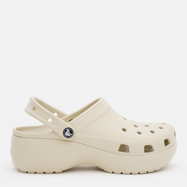 Crocsy damskie na platformie Crocs Classic Platform 206750-2Y2 37-38 (W7) 23 cm Beżowe (191448963481) - obraz 1