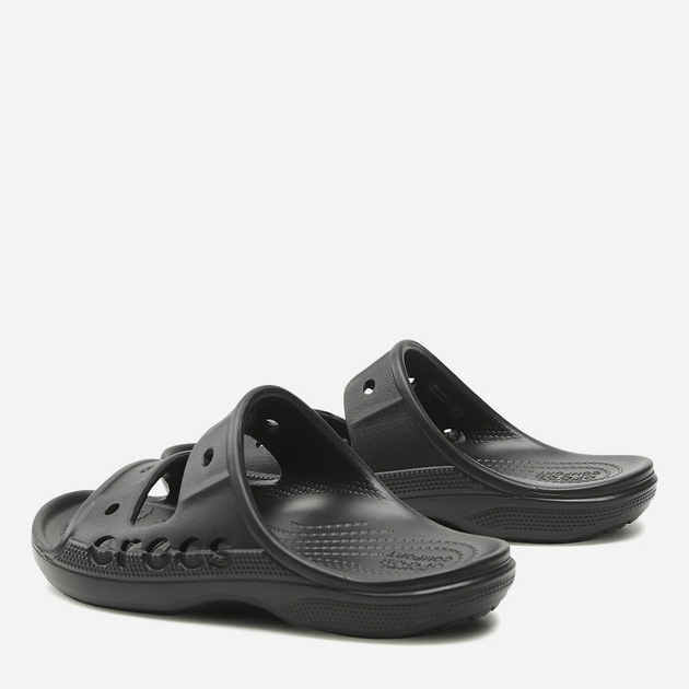 Klapki męskie basenowe Crocs BAYA 207627-001 41-42 (M8/W10) 26 cm Czarne (191448929043) - obraz 3