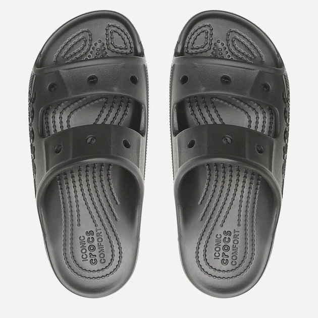 Чоловічі шльопанці для пляжу Crocs BAYA 207627-001 42-43 (M9/W11) 27 см Чорні (191448929050) - зображення 4