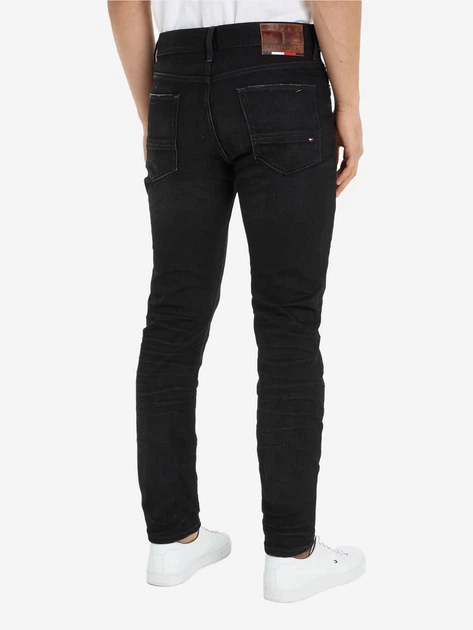 Jeansy slim fit męskie Tommy Hilfiger MW0MW33976-1B7 30/32 Czarne (8720645736097) - obraz 2