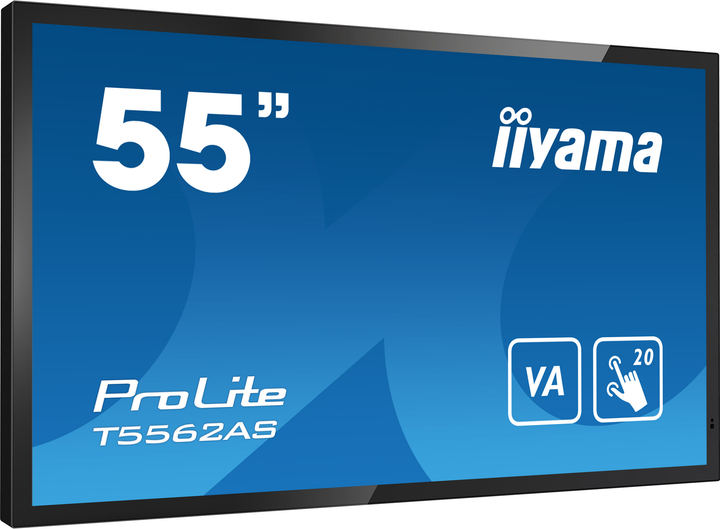 Монітор інтерактивний 55" iiyama ProLite T5562AS-B1 - зображення 2