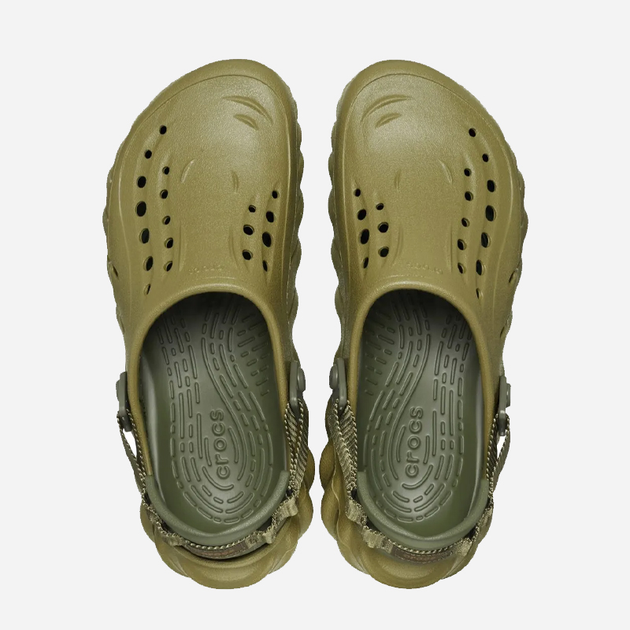 Chodaki męskie Crocs Echo 207937-3UA 43-44 (M10/W12) 28 cm Oliwkowe (196265557998) - obraz 3