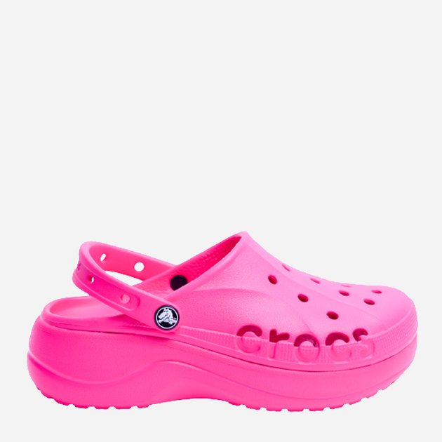 Crocsy damskie na platformie Crocs Baya Platform 208186-6QQ 38-39 (W8) 24 cm Różowe (196265400874) - obraz 1