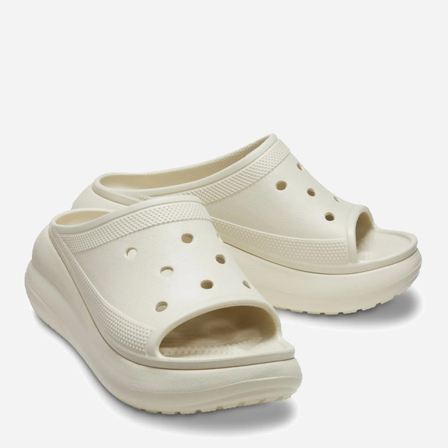 Жіночі шльопанці Crocs Mellow Recovery 208731-2Y2 39-40 (M7/W9) 25 см Бежеві (196265369171) - зображення 2