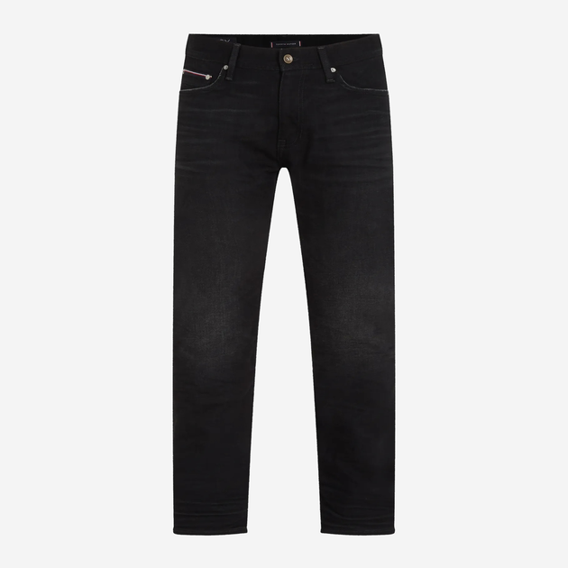 Jeansy slim fit męskie Tommy Hilfiger MW0MW33976-1B7 32/34 Czarne (8720645740858) - obraz 3