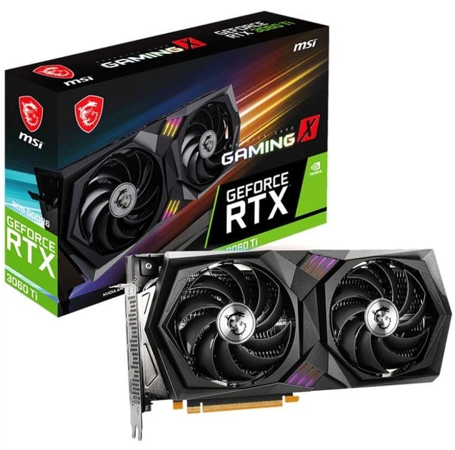 Видеокарта MSI RTX 3060Ti 8GB Gaming X LHR (RTX 3060 Ti GAMING X 8G LHR) (GDDR6, 256 bit, PCI-E v4.0 x16) Б/у - Фото 5 Видеокарта MSI RTX 3060Ti 8GB Gaming X LHR (RTX 3060 Ti GAMING X 8G LHR) (GDDR6, 256 bit, PCI-E v4.0 x16) Б/у - изображение 5