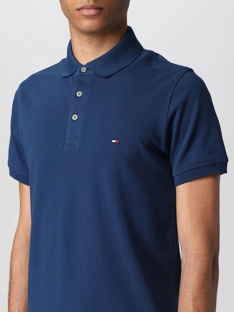 Koszulka polo męska Tommy Hilfiger MW0MW17771-C5J XL Granatowa (8720646284733) - obraz 3