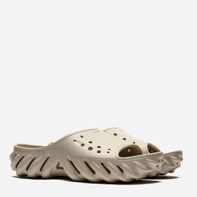 Женские шлепанцы Crocs Echo 208170-160 38-39 (M6/W8) 24 см Бежевые ...