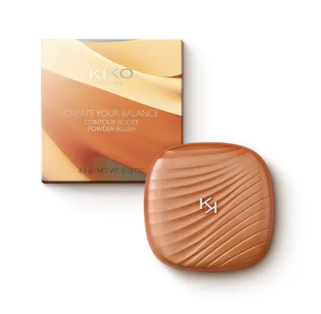 Румяна Kiko Milano Create Your Balance Contour Boost Powder Blush ( 02 Tireless Pink) - изображение 4