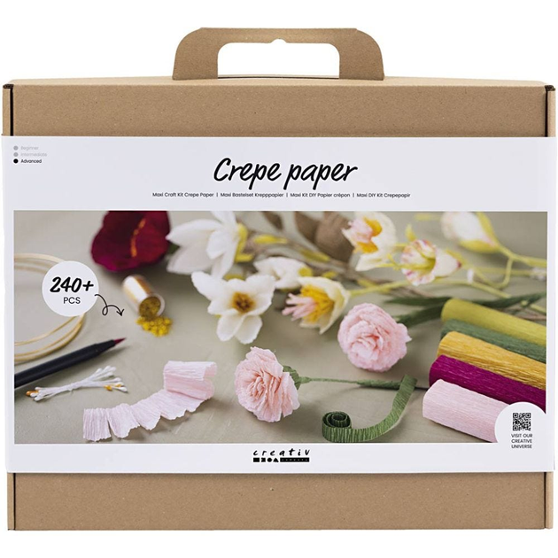 Zestaw do stworzenia bukietu Creativ Company Crepe Paper Flowers (5712854592109) - obraz 1