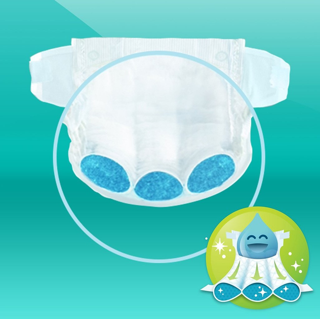 Підгузки Pampers Active Baby-Dry Розмір 4 (Maxi) 9-14 кг 70 шт (4015400244769) - зображення 6