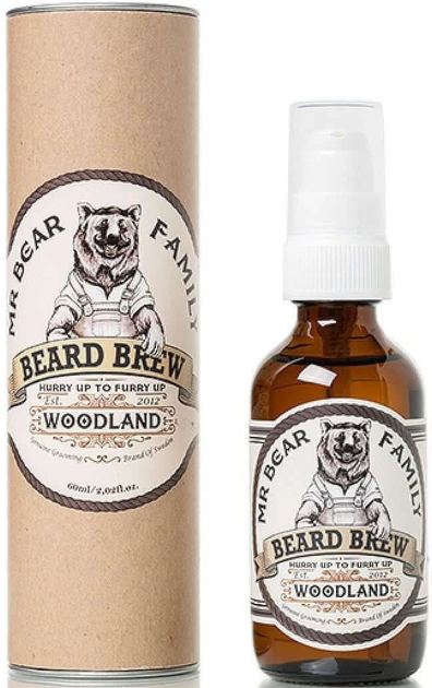 Олія для бороди Mr Bear Family Beard Brew Woodland Beard Oil 60 мл (7350086410563) - зображення 2