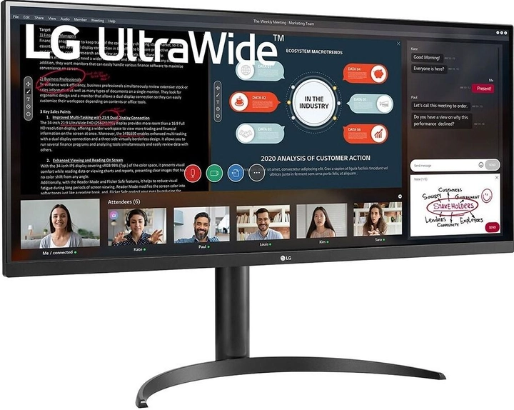 Monitor 34" LG UltraWide 34WP550-B.BEU - obraz 2