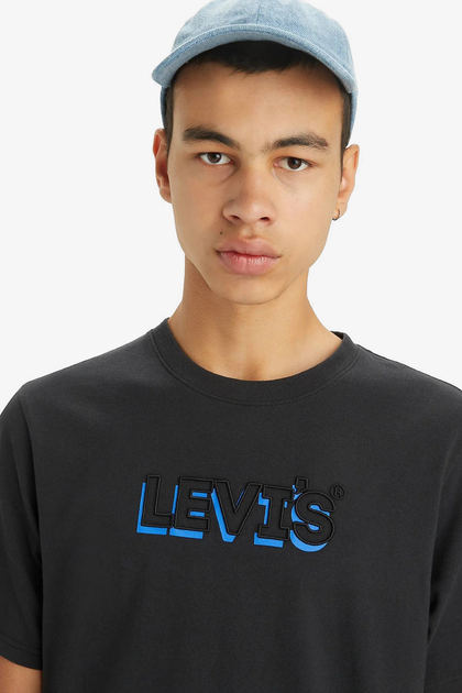 Футболка хлопковая длинная мужская Levi's Ss Relaxed Fit Tee 16143-1247 ...