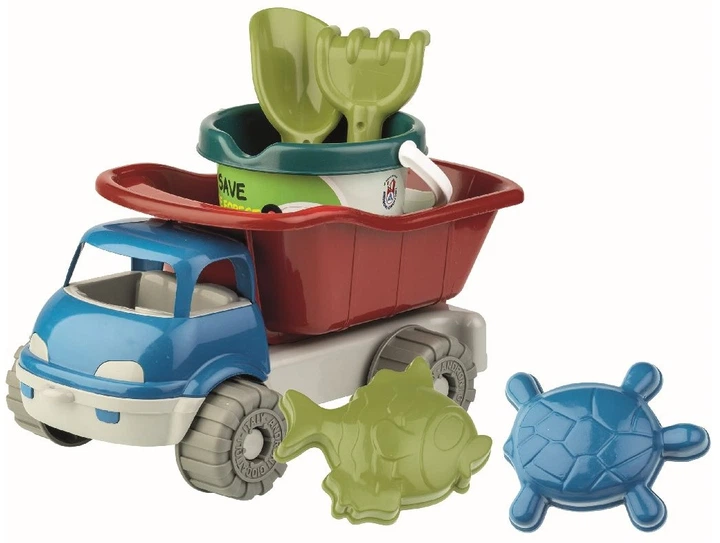 Zestaw do zabawy w piasku Androni Androni Giocattoli Recycled Fish Truck And Bucket (8000796550415) - obraz 3