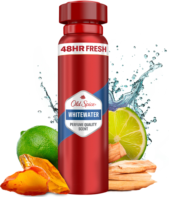 Аерозольний дезодорант Old Spice Whitewater 150 мл (4084500479821) - зображення 3