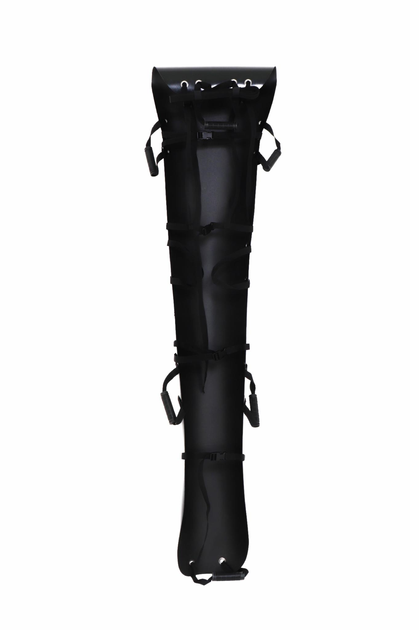 Ноші тактичні пластикові волокуші СКЕД евакуаційні 2300х600х1.5 мм Чорний (0006) - зображення 2