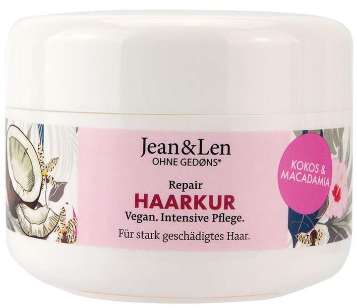 Засіб для волосся Jean & Len Coconut Oil-Macadamia відновлювальний 250 мл (4260602120261) - зображення 1
