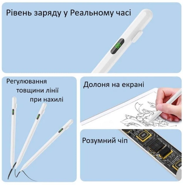SH-60 STYLUS ホワイト  M888 Стилус универсальный Universal Stylus Pencil 22-68A, белый – фото